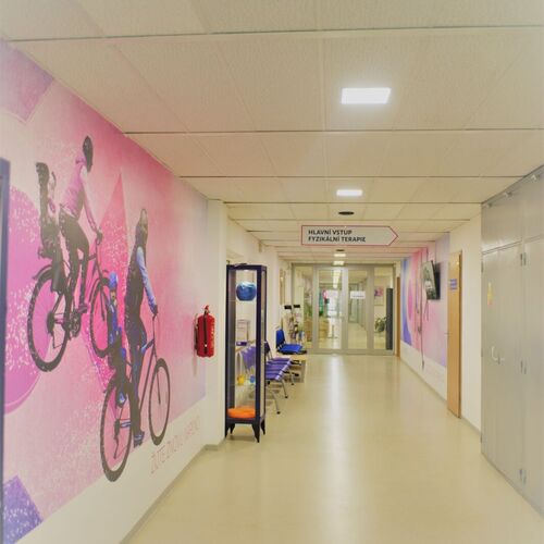 Prostory ORP vedoucí k oddělení elektroléčby