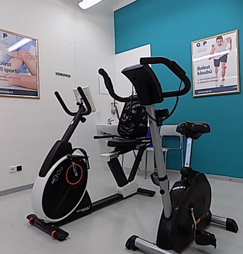 Oddělení pro trénink na rotopedu a motodlaze